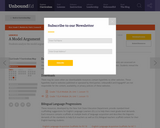 Lesson 15: A Model Argument