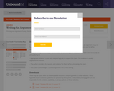 LEsson 13: Writing an Argument Essay