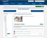 Grade 5 Mathematics Module 6, Topic F, Lesson 32