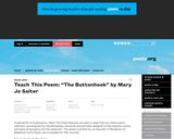 Teach This Poem: "The Buttonhook" by Mary Jo Salter