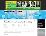 Teach This Poem: "Home" by Bruce Weigl