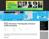 Teach This Poem: "The Republic of Poetry" by Martin Espada