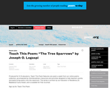 Teach This Poem: "The Tree Sparrows" by Joseph O. Legaspi