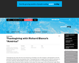 Thanksgiving with Richard Blanco's "America"