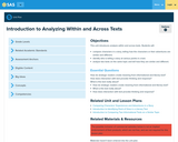 Introduction to Analyzing Within and Across Texts