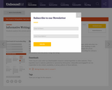 Informative Writing: More Subtopics and Evidence