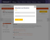 Mid-Unit Assessment: How Part Contributes to Whole