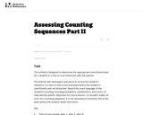 Assessing Counting Sequences Part II