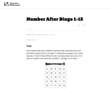 Number After Bingo 1-15