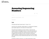 Assessing Sequencing Numbers