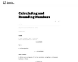 Calculating and Rounding Numbers