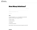 How Many Solutions?