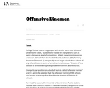 Offensive Linemen