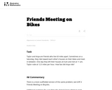 Friends Meeting on Bikes