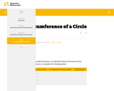 7.G Circumference of a Circle