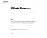 Miles to Kilometers