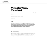 Voting for Three, Variation 2