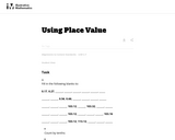 Using Place Value