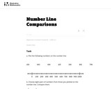2.NBT Number Line Comparisons