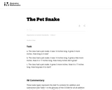 The Pet Snake