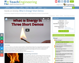 What Is Energy? Short Demos