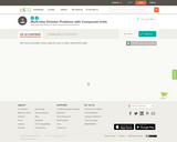 Multi Step Division Problems with Compound Units