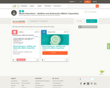 Mixed Operations Addition and Subtraction Metric Capacities