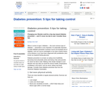 Diabetes Prevention: 5 Steps for Taking Control