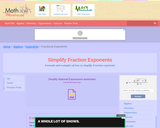 Simplify Fraction Exponents