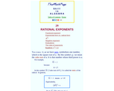 Rational Exponents