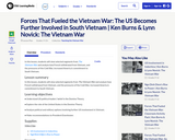 Forces that Fuled the Vietnam War: The US Becomes Further Involved in South Vietnam | The Vietnam War - Ken Burns and Lynn Novick