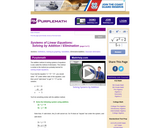 Systems of Linear Equations: Solving by Addition / Elimination