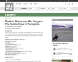 Musical Hooves on the Steppes:  The Morin Khuur of Mongolia