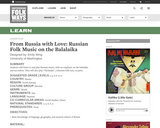 From Russia with Love: Russian Folk Music on the Balalaika