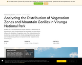 Analyzing the Distribution of Vegetation Zones and Mountain Gorillas in Virunga National Park