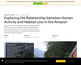 Exploring the Relationship Between Human Activity and Habitat Loss in the Amazon