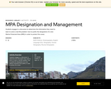 MPA Designation and Management