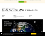 Locate Yourself on a Map of the Americas