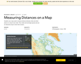 Measuring Distances on a Map
