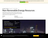 Non-Renewable Energy Resources