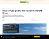 Physical Geography and Power in Ancient Rome