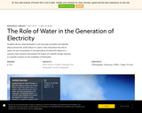 The Role of Water in the Generation of Electricity