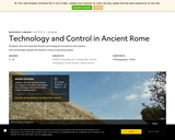 Technology and Control in Ancient Rome