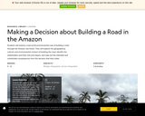 Making a Decision About Building a Road in the Amazon