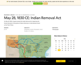 1830: Indian Removal Act