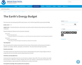 The Earth's Energy Budget