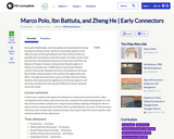 Marco Polo, Ibn Battuta, and Zheng He