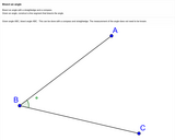 Geometric Construction: Bisecting an Angle