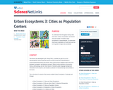 Urban Ecosystems 3: Cities as Population Centers