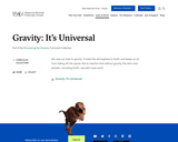 Gravity: It's Universal